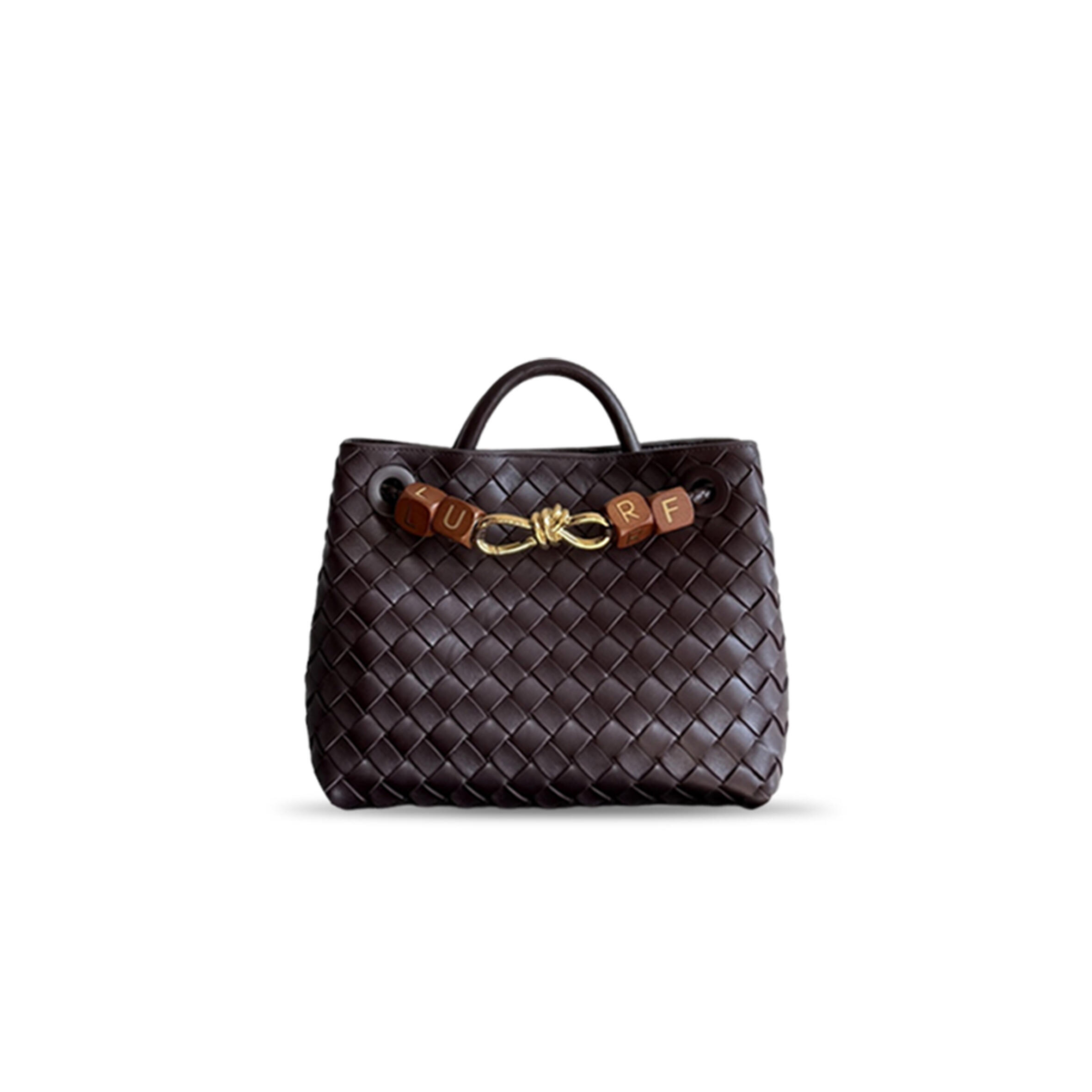 BOTTEGA VENETA SMALL ANDIAMO IN DEEP BARO RED BAG 743568 (25*22*10.5cm)